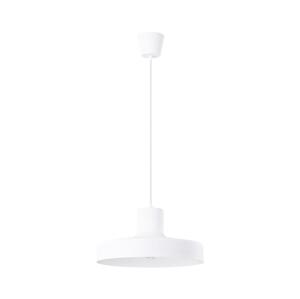 SL.1702 - Luster na lanku BILO 1xE27/15W/230V pr. 35 cm biela