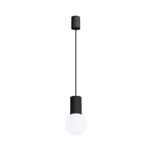 SL.1714 - Luster na lanku HALO 1xG9/8W/230V pr. 12 cm čierna