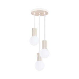 SL.1720 - Luster na lanku HALO 3xG9/8W/230V pr. 25 cm krémová