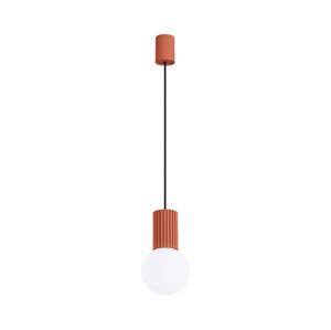 SL.1729 - Luster na lanku HALO 1xG9/8W/230V pr. 12 cm oranžová