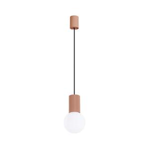 SL.1734 - Luster na lanku HALO 1xG9/8W/230V pr. 12 cm hnedá