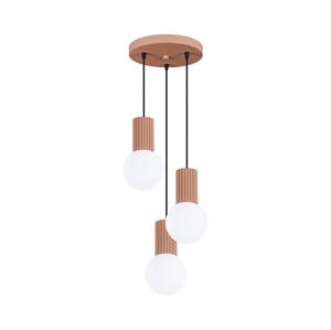 SL.1735 - Luster na lanku HALO 3xG9/8W/230V pr. 25 cm hnedá