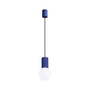 SL.1739 - Luster na lanku HALO 1xG9/8W/230V pr. 12 cm modrá