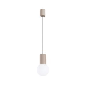 SL.1744 - Luster na lanku HALO 1xG9/8W/230V pr. 12 cm béžová