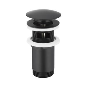 KFA Armatura KFA Armatura 660-254-81- Umýv. výpust s prepadom CLICK-CLACK pr. 6,6 cm m. čierna