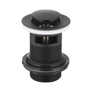 KFA Armatura KFA Armatura 660-354-81- Umýv. výpust s prepadom CLICK-CLACK pr. 6,2 cm m. čierna