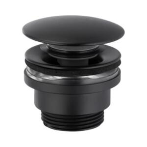 KFA Armatura KFA Armatura 660-310-81 - Umývadlový výpust CLICK-CLACK pr. 6,6 cm matná čierna