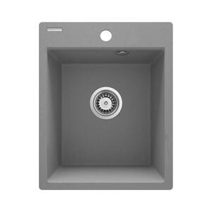 Deante Deante ZRC_S103 - Kuchynský drez CORIO 50x40 cm granit/metalická šedá