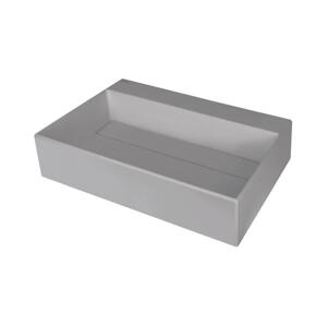 Deante Deante CQR_SU6M - Umývadlo na dosku CORREO 40x60cm granit/metalická šedá
