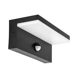 Rabalux Rabalux 77115-LED Von. nás. svietidlo so senzorom ZARAGOZA LED/9W/230V IP54 čierna