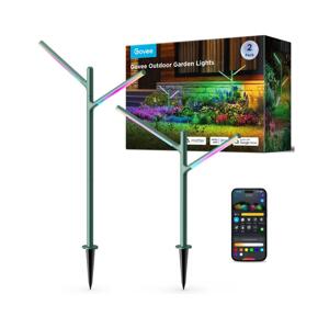 Govee Govee-SADA 2x LED RGBICWW Stm. vonkajšia lampa LED/36W/230V IP66 2700-6500K Wi-Fi