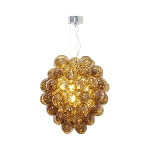 ByRydens ByRydens 4202230-5512 - Luster na lanku DELUXE 4xE14/5W/230V dymová/hnedá