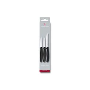 Victorinox Victorinox - Sada kuchynských nožov na zeleninu 3 ks čierna