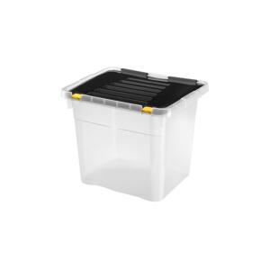 UTC Úložný box 36 l čierna/číra