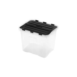 UTC Úložný box DRAGON 24 l čierna/číra