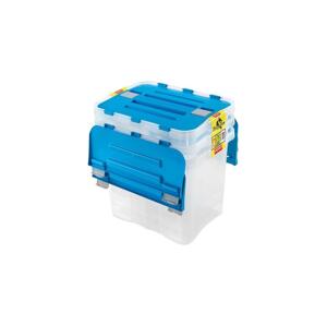 UTC SADA 3x Úložný box DRAGON 24 l modrá/číra