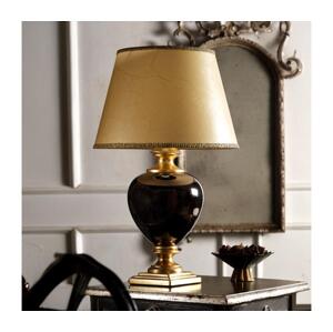 ONLI ONLI - Stolná lampa AMADEUS 1xE27/15W/230V 72 cm čierna/zlatá