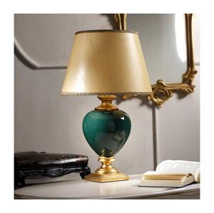 ONLI ONLI - Stolná lampa AMADEUS 1xE27/15W/230V 72 cm zelená/zlatá