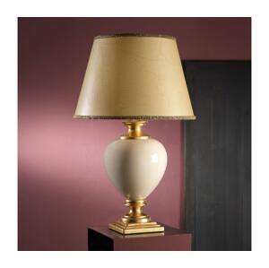 ONLI ONLI - Stolná lampa AMADEUS 1xE27/15W/230V 72 cm béžová/zlatá