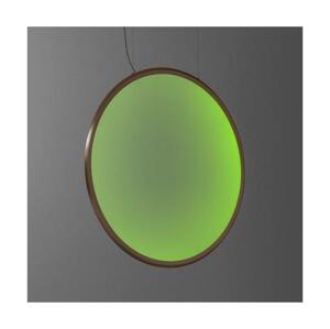 ARTEMIDE Artemide 1994360APP-LED RGBW Stm. luster na lanku DISCOVERY LED/79W/230V bronzová
