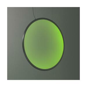 ARTEMIDE Artemide 1994310APP-LED RGBW Stm. luster na lanku DISCOVERY LED/79W/230V antracit