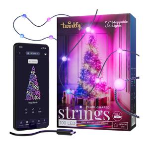 Twinkly Twinkly TWKP100RGB-G - LED RGB Stmievateľná vianočná reťaz LED 8 m USB Wi-Fi