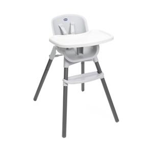 Chicco Chicco - Detská jedálenská stolička ZEST 3v1 biela/šedá