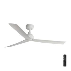 FARO Barcelona FARO 34274 - Stropný látor MARINE M biela IP44 + diaľkové ovládanie