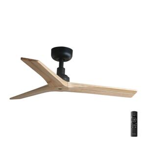 FARO Barcelona FARO 34284 - Stropný látor KLIM S hnedá/čierna pr. 92,5 cm + DO