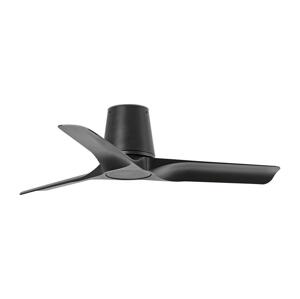 FARO Barcelona FARO 33827 - Stropný látor HEY TUB S čierna pr. 90 cm + diaľkové ovládanie