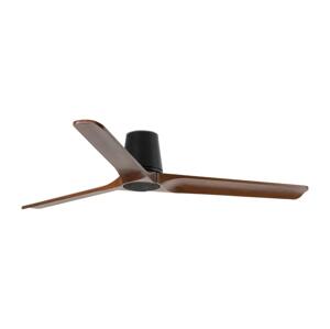 FARO Barcelona FARO 33839 - Stropný látor HEYWOOD TUB L borovica/čierna pr. 132 cm + DO