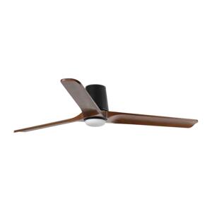 FARO Barcelona FARO 33839-1TW-LED Stm. vent. HEYWOOD TUB L 10W/230V borovica/čierna pr.132 cm+DO