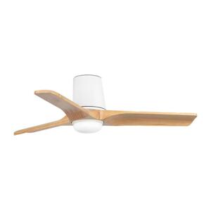 FARO Barcelona FARO 33836-1TW-LED Stm. vent. HEYWOOD TUB S 10W/230V borovica/biela pr. 90 cm +DO