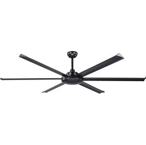 FARO Barcelona FARO 34203 - Stropný látor ROTTERDAM XL čierna pr. 200 cm + diaľkové ovládanie