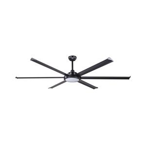 FARO Barcelona FARO 34203-130 - LED Stropné vent. ROTTERDAM XL LED/32W/230V čierna pr. 200 cm+DO