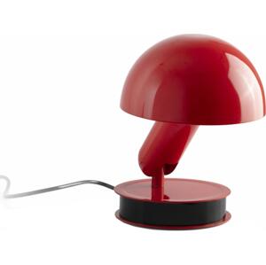 FARO Barcelona FARO 56103 - Stolná lampa s klipom 2v1 BELA 1xE27/15W/230V červená