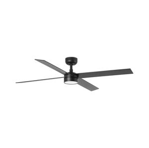 FARO Barcelona FARO 34356-1TW - LED Stm. str. vent. RUDDER L LED/20W/230V čierna pr. 132 cm + DO