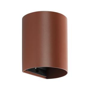 FARO Barcelona FARO 40525 - Nástenné svietidlo SOLE 1xGU10/8W/230V tehlová zaokrúhlený