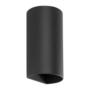 FARO Barcelona FARO 40539 - Nástenné svietidlo SOLE 2xGU10/8W/230V čierna zaokrúhlený