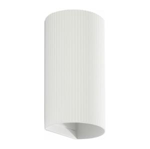 FARO Barcelona FARO 40542 - Nástenné svietidlo SOLE 2xGU10/8W/230V biela vrúbkovaná zaokrúhlený