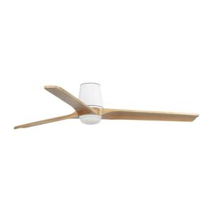 FARO Barcelona FARO 33838WT-1TW-LED Stm.vent. HEYWOODTUBL 10W/230V borovica/biela pr.132cm WT+DO