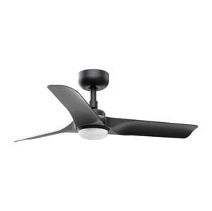 FARO Barcelona FARO 33825WT-1TW- LED Stm. str. vent. HEY S LED/10W/230V čierna pr. 90 cm WT + DO