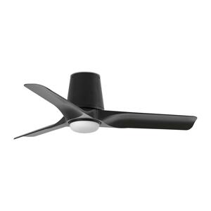 FARO Barcelona FARO 33827WT-1TW-LED Stm. str. vent. HEY TUB S LED/10W/230V čierna pr.90 cm WT+DO