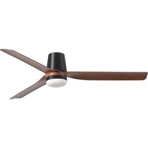 FARO Barcelona FARO 33831WT-1TW-LED Stm. vent. PUNT TUB M 18W/230V hnedá/čierna pr.132 cm WT +DO