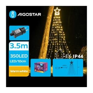 B.V.  - LED Vonkajšia vianočná dekorácia LED/6W/230V 3,5m IP44 teplá biela