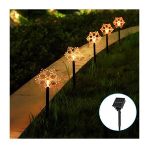 B.V.  - LED Solárne vianočné svietidlo LED/0,054W/1,2V 1m IP65 teplá biela