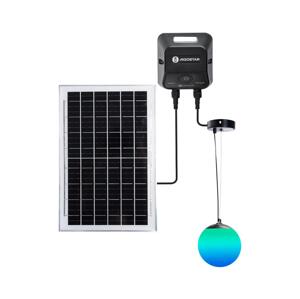 B.V. -LED RGB Solárny luster MESH 35W/3,7V 8000 mAh 2700K-6500K IP65 pr. 50 cm