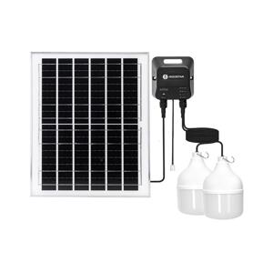 B.V.  - LED Solárny luster 2xLED/70W/12V 12000 mAh 6500K pr. 12 cm