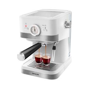Sencor - Pákový kávovar espresso 1050W/230V biela/matný chróm