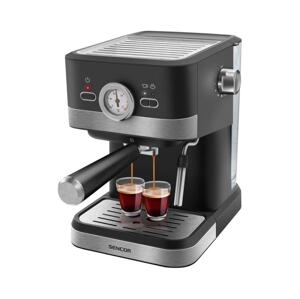 Sencor - Pákový kávovar espresso 1050W/230V čierna/matný chróm